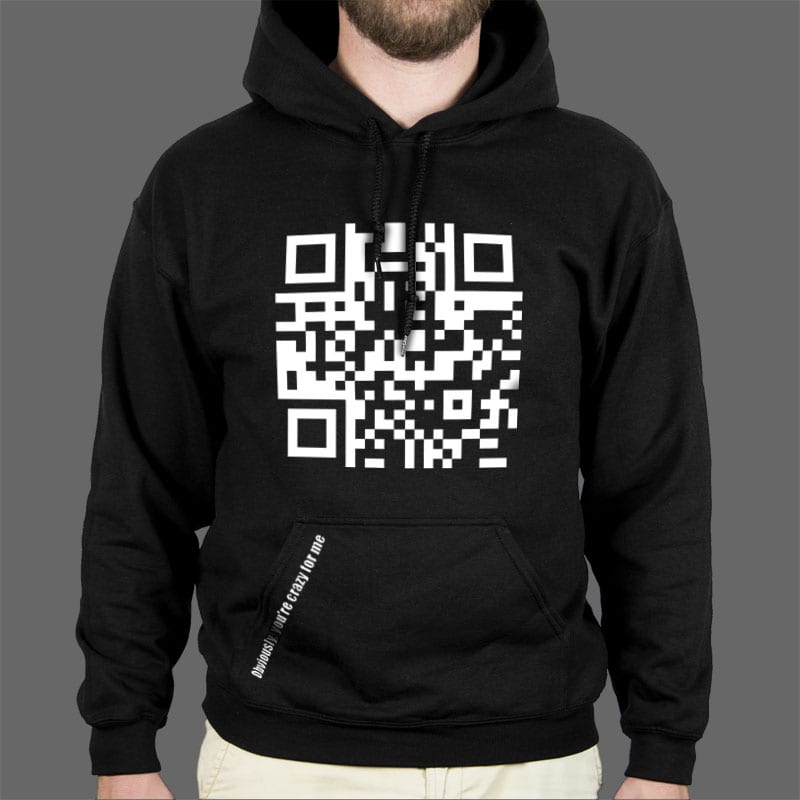 qr code1, MAJICA, MAJICA S KAPULJAČOM