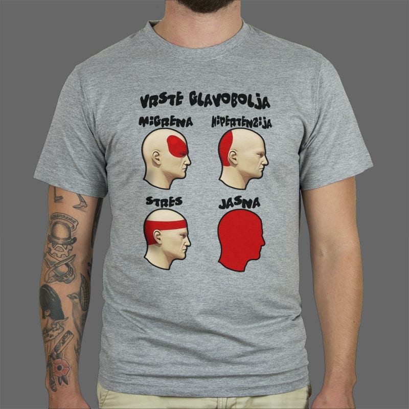 Majica Vrste glavobolja 1
