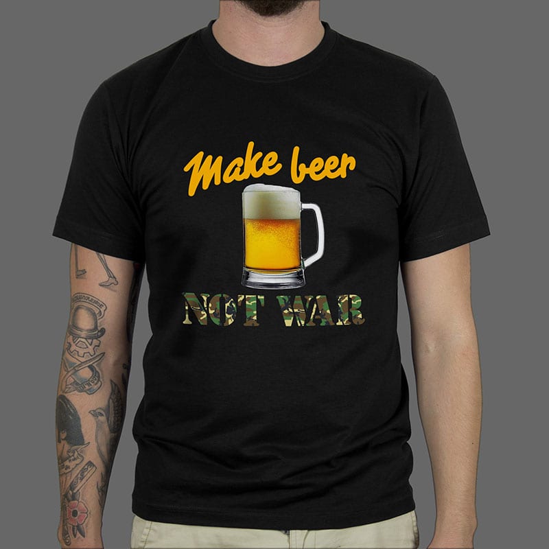 Majica ili Hoodie Make Beer 1 boja