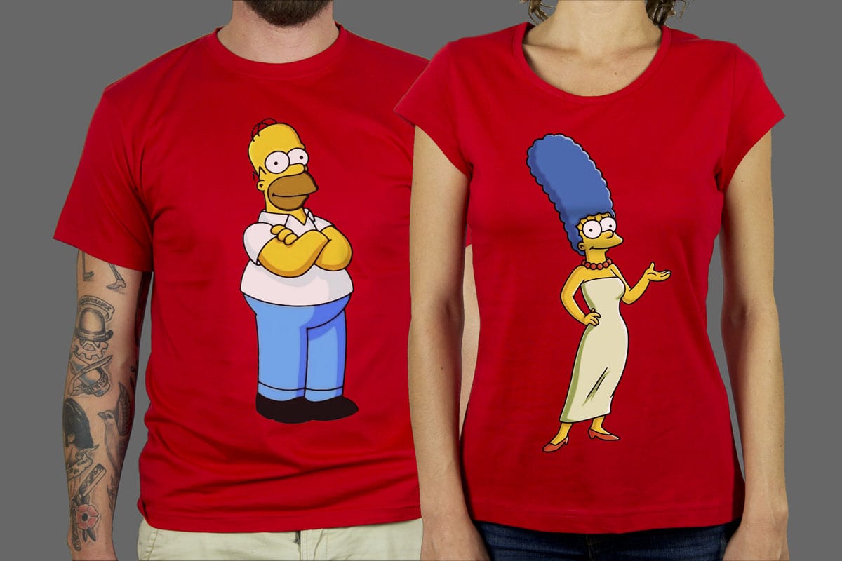 Majica ili Hoodie Homer & Marge Pair