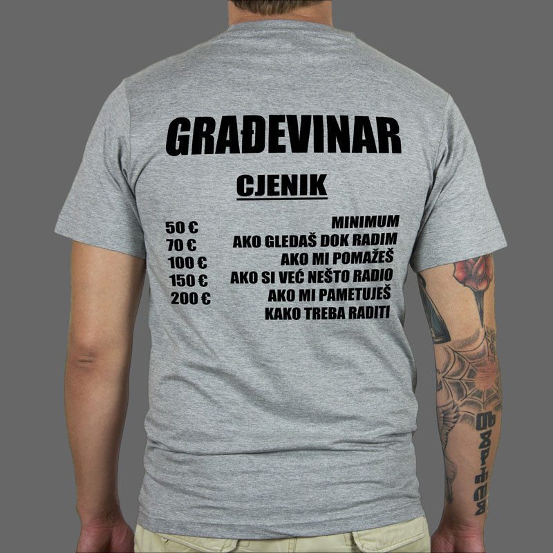 Majica Građevinar 1