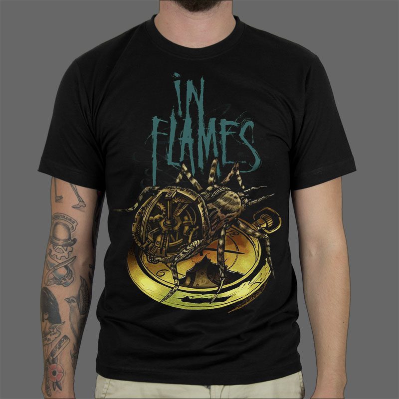 Majica ili Hoodie In Flames Clock