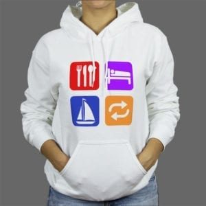Majica ili Hoodie Eat sleep sail 1
