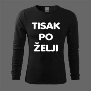 Tisak na majicu, dugi rukav