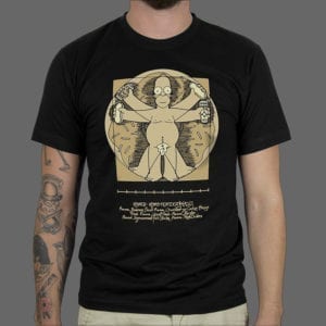 Majica ili Hoodie Simpson Homer Vitruvian