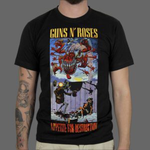 Majica ili Hoodie Guns & Roses Destruction Jumbo
